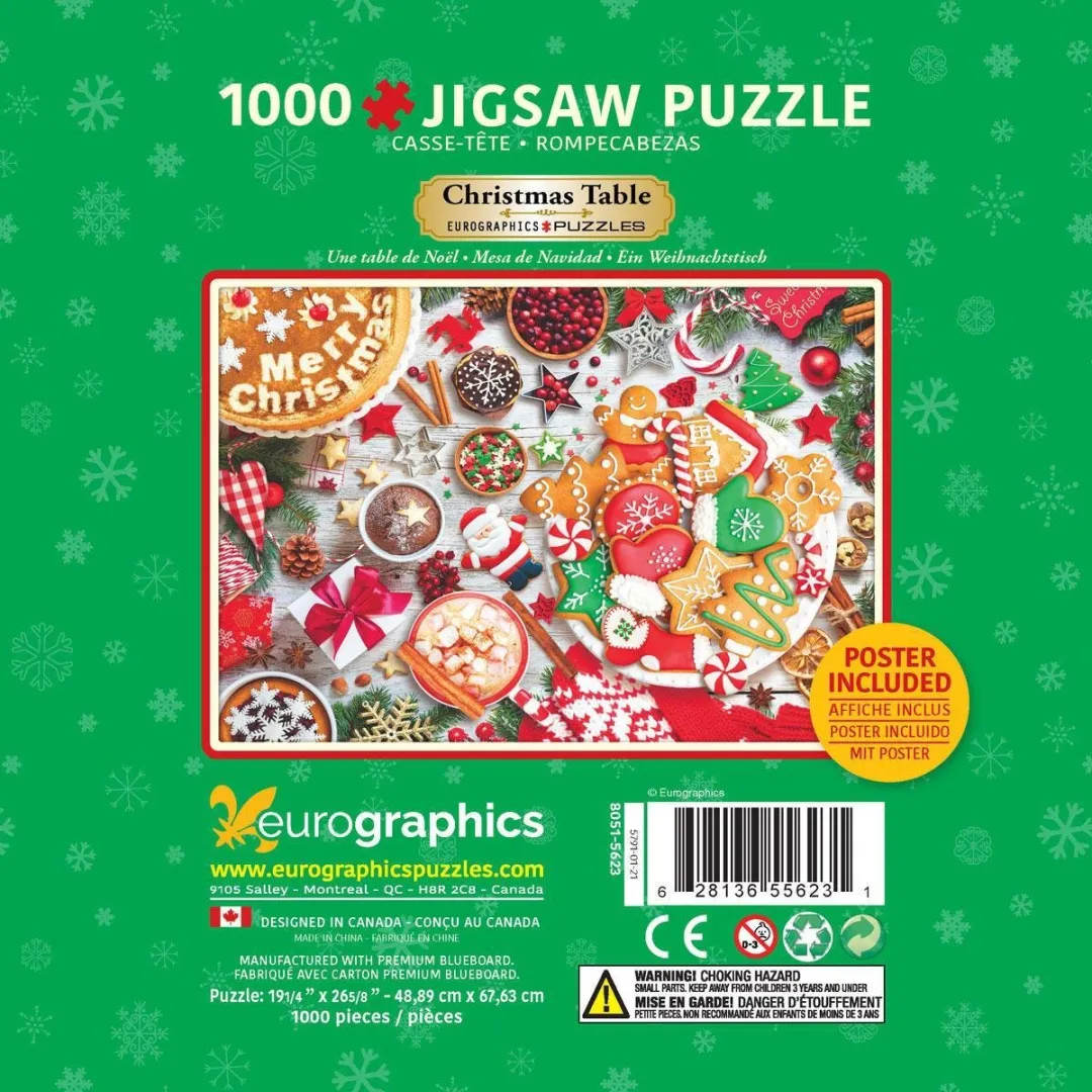 Eurographics Kersttafel Blik 1000