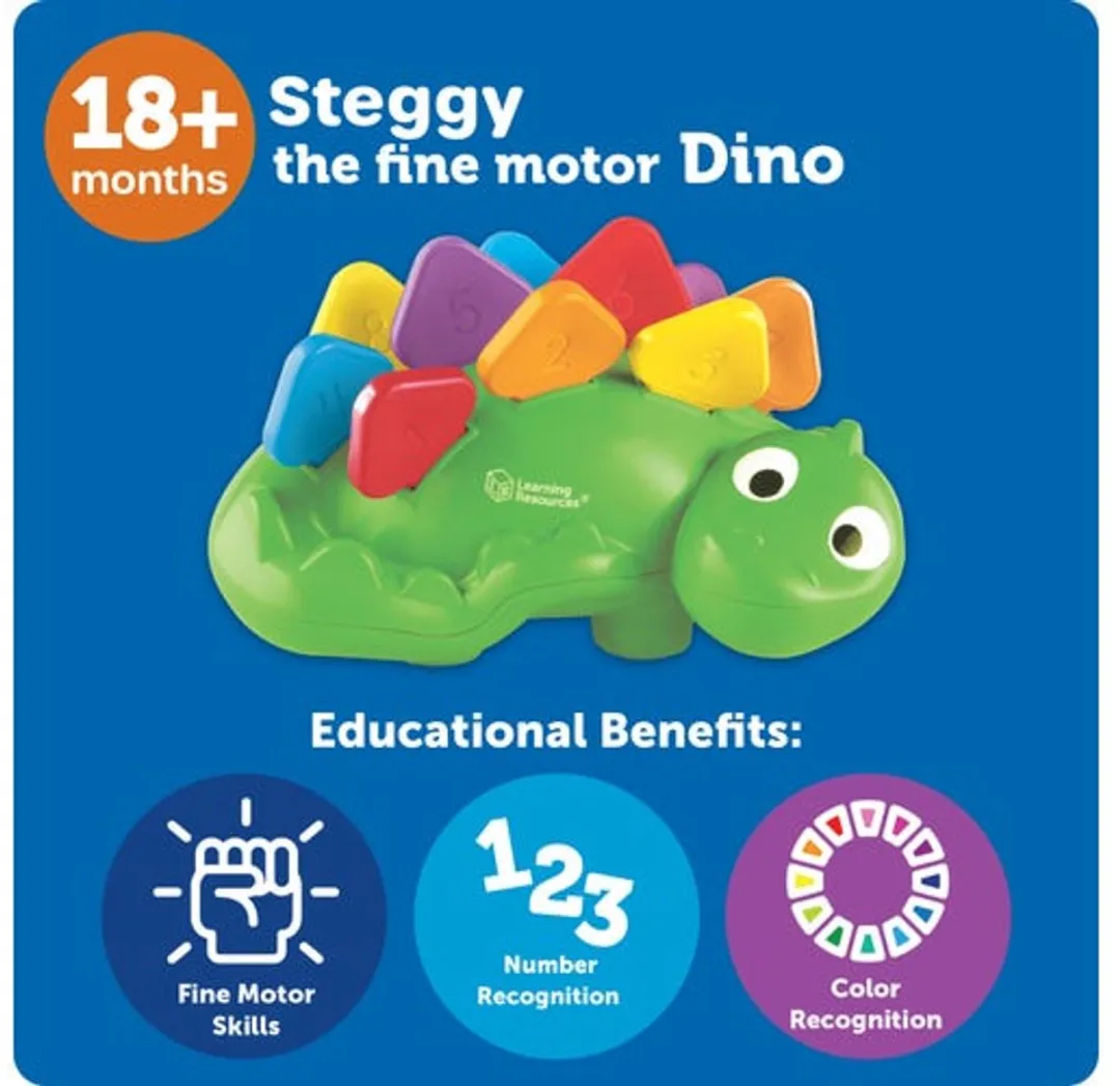 Learning Resources Dinosaurus Steggy - 12 Stukken