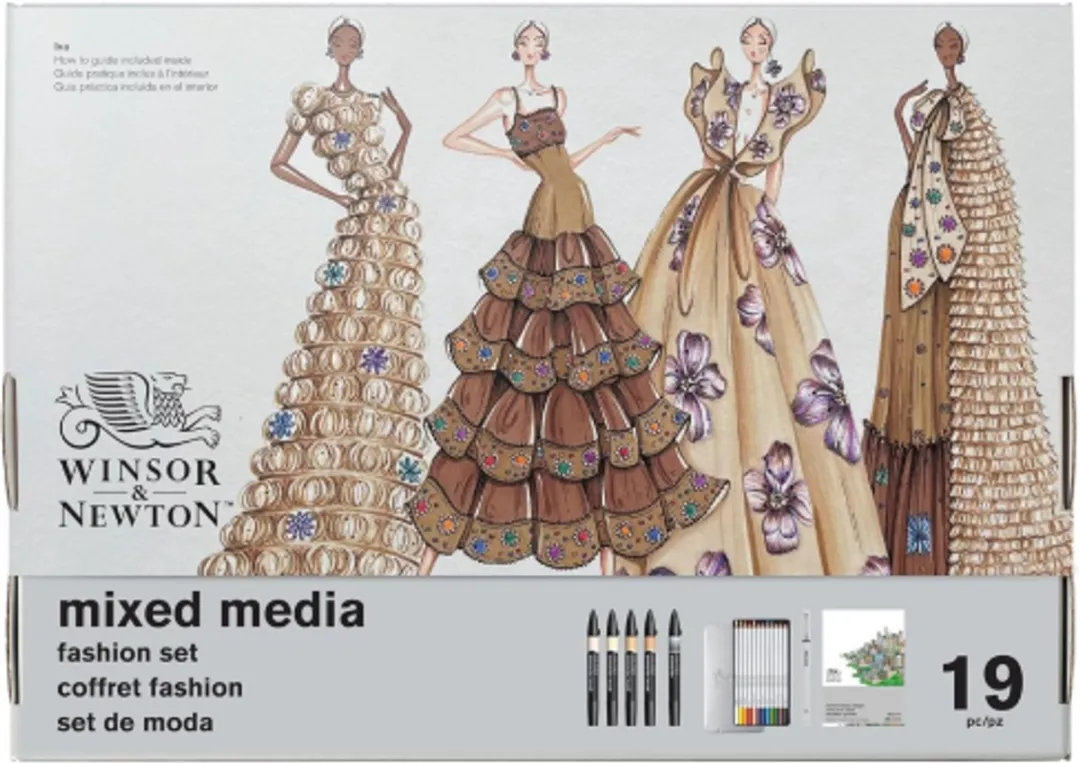 Winsor & Newton Mixed Media Fashion Set 19-delig