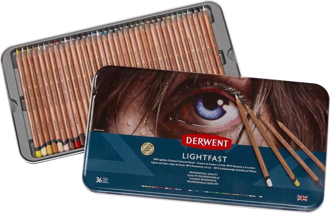 Derwent Lightfast Potloden 36 Kleuren