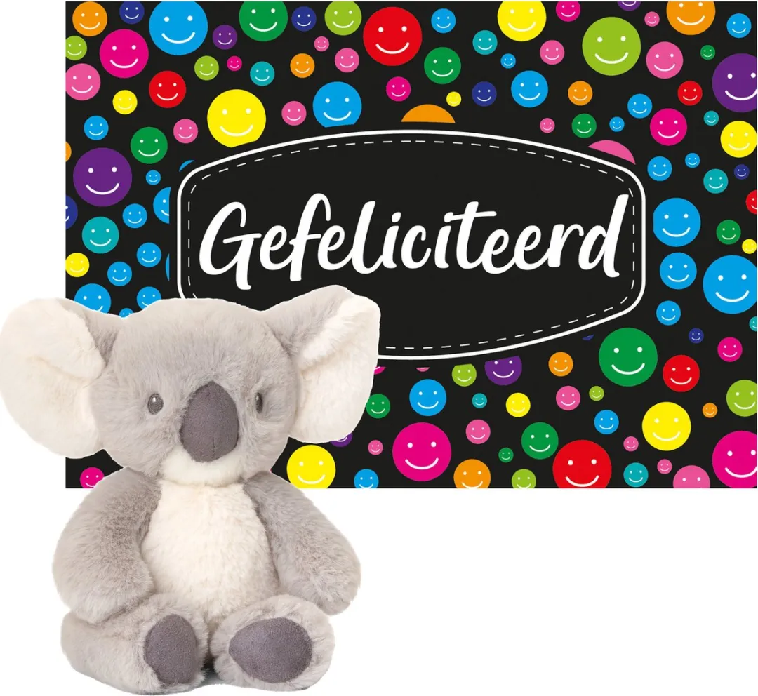 Keel Toys Cadeaubon A5 Gefeliciteerd