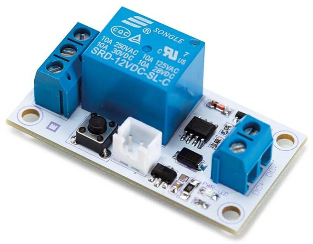 Whadda Bistabiel Relaismodule WPM331 12V - Wit/Blauw