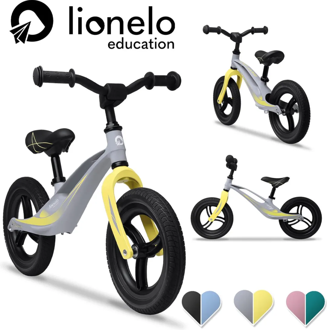 Lionelo Bart Tour Loopfiets 12 Inch - Grijs