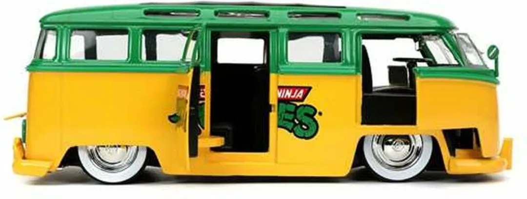 Jada Toys Turtles Leonardo 1962 VW Bus Ninja - Schaal 1:24 - Multi