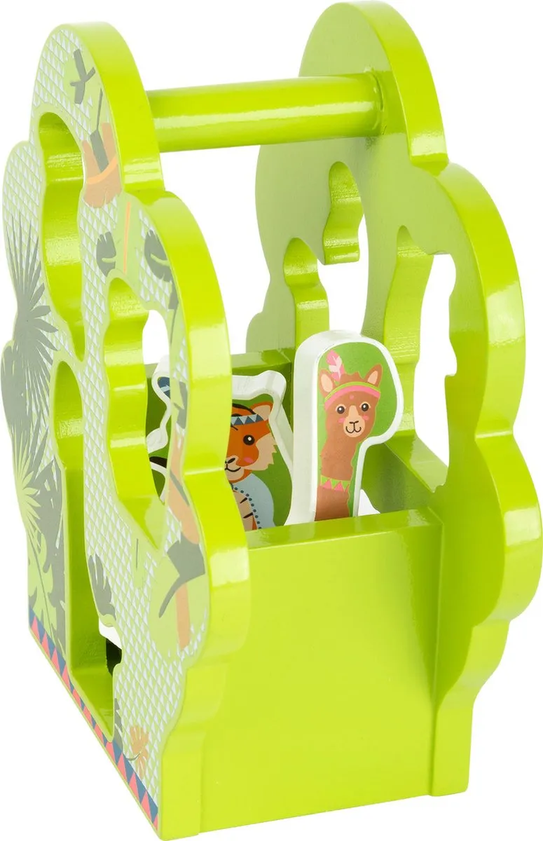 Small Foot Shape Fitting Tree Jungle - Wit - afbeelding 6 van 6