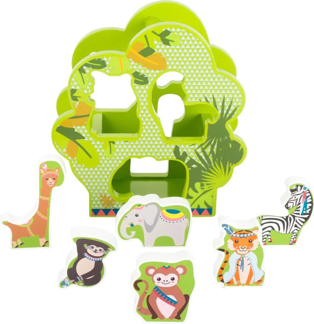 Small Foot Shape Fitting Tree Jungle - Wit - afbeelding 2 van 6