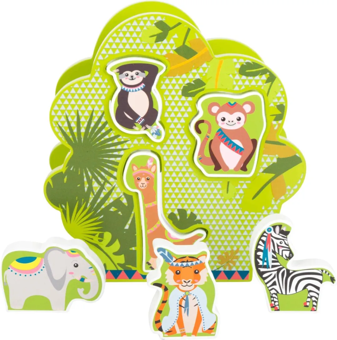 Small Foot Shape Fitting Tree Jungle