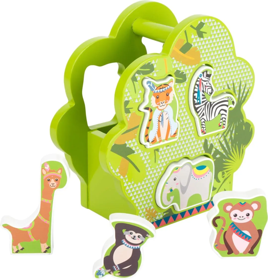 Small Foot Shape Fitting Tree Jungle - Wit - afbeelding 4 van 6