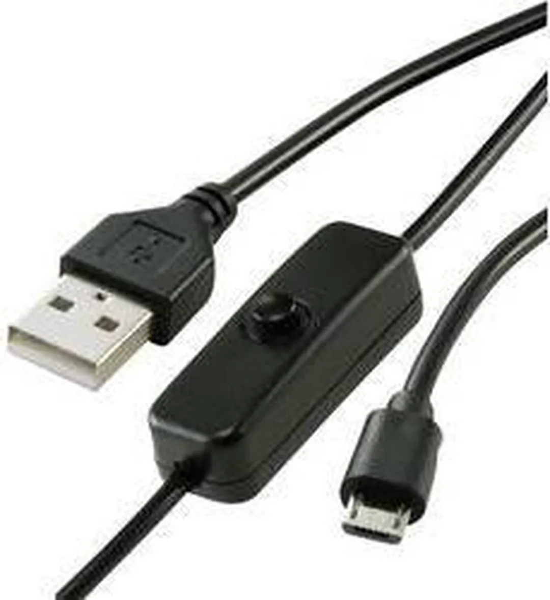 Renkforce Stroomkabel Raspberry Pi USB-A naar Micro-USB 1.0m