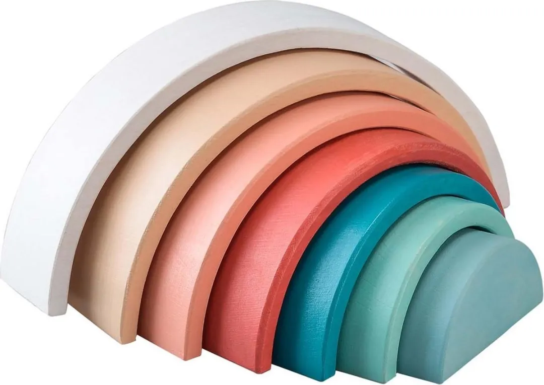 Simply for Kids Regenboog Blokken Pastel