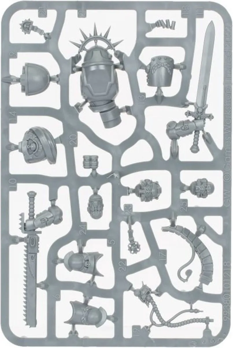 Games Workshop Space Marines Captain in Gravis Armour 25-delig