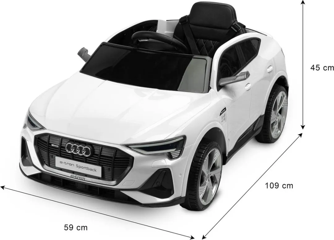 Toys Elektrisch Voertuig Audi e-tron Sportback Wit