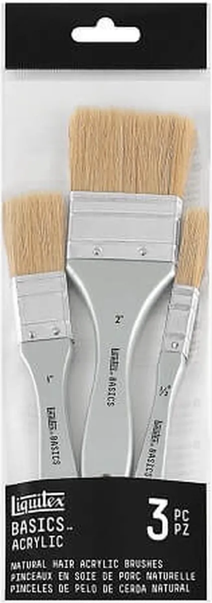 Liquitex Basics Penselen Set 3 Stuks
