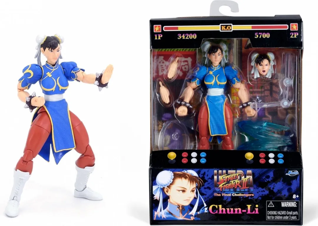 Jada Toys Street Fighter II Chun-Li 6 - afbeelding 6 van 6