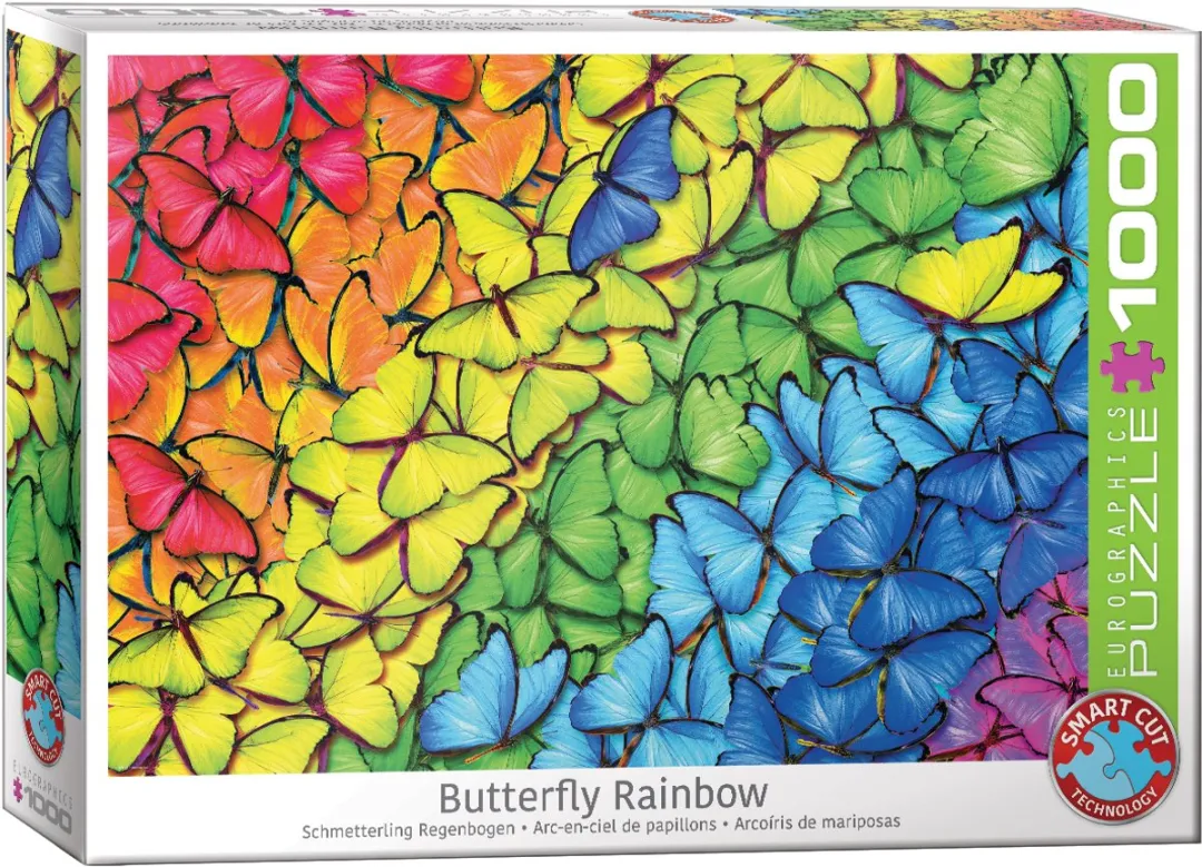Eurographics Vlinder Regenboog Puzzel 1000 Stuks