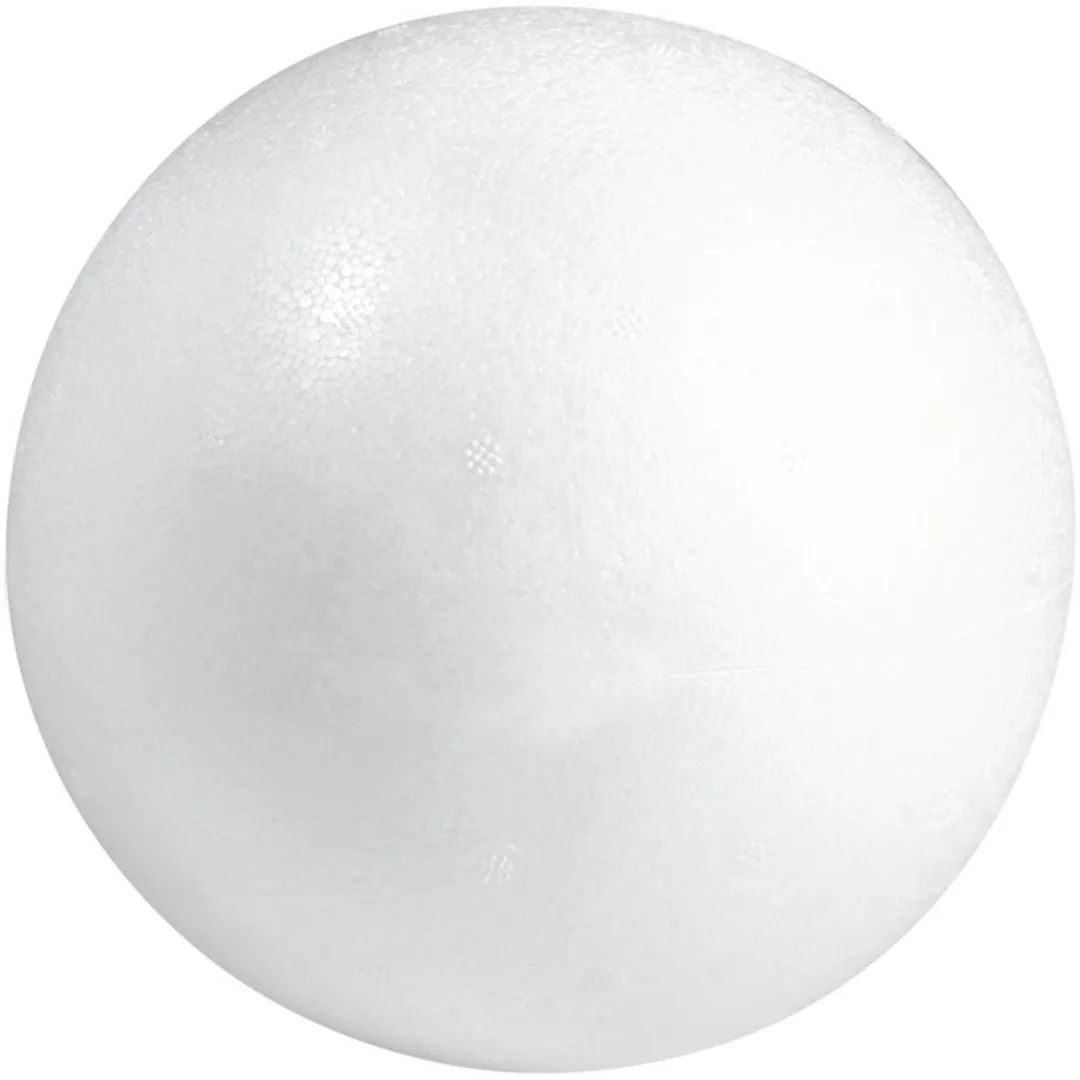 Rayher Piepschuim Bollen Wit - 10 Stuks Ø15cm