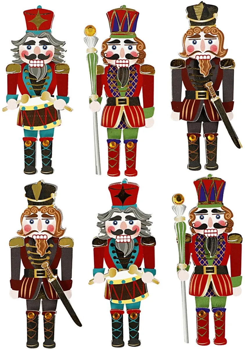 Creativ Company Notenkraker 3D Stickers