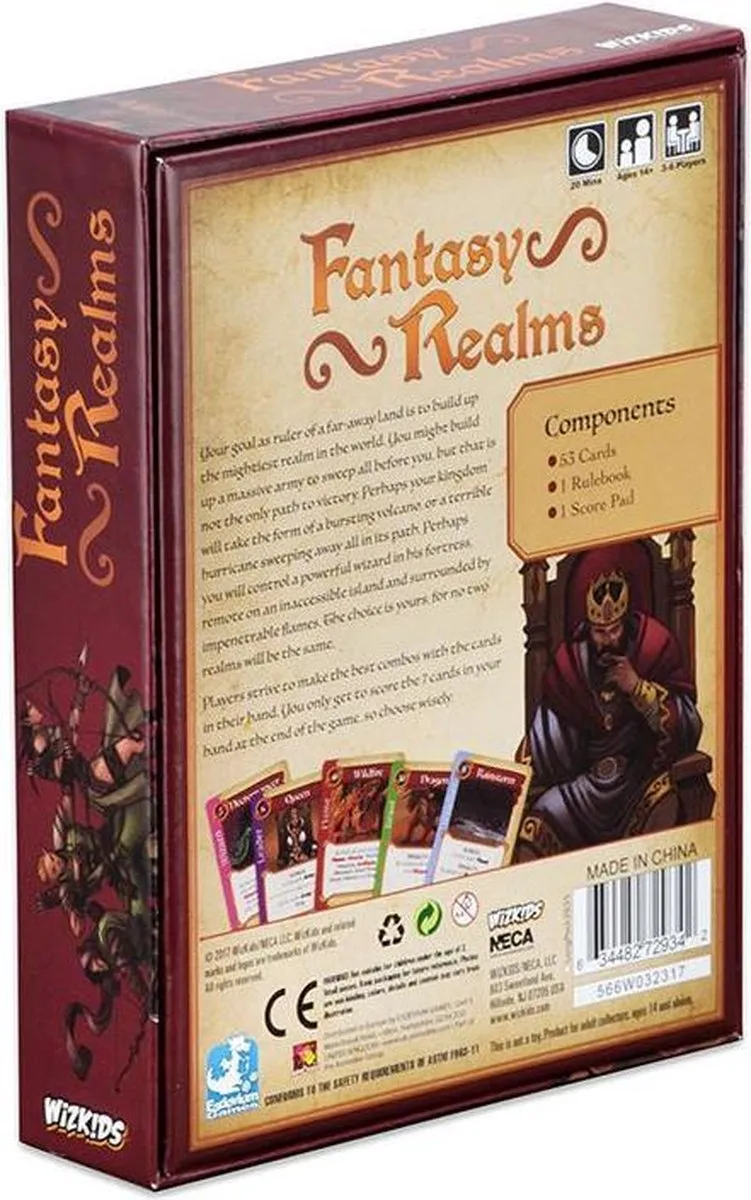 Wizkids Fantasy Realms Kaartspel WZK72934 - 2-6 Spelers
