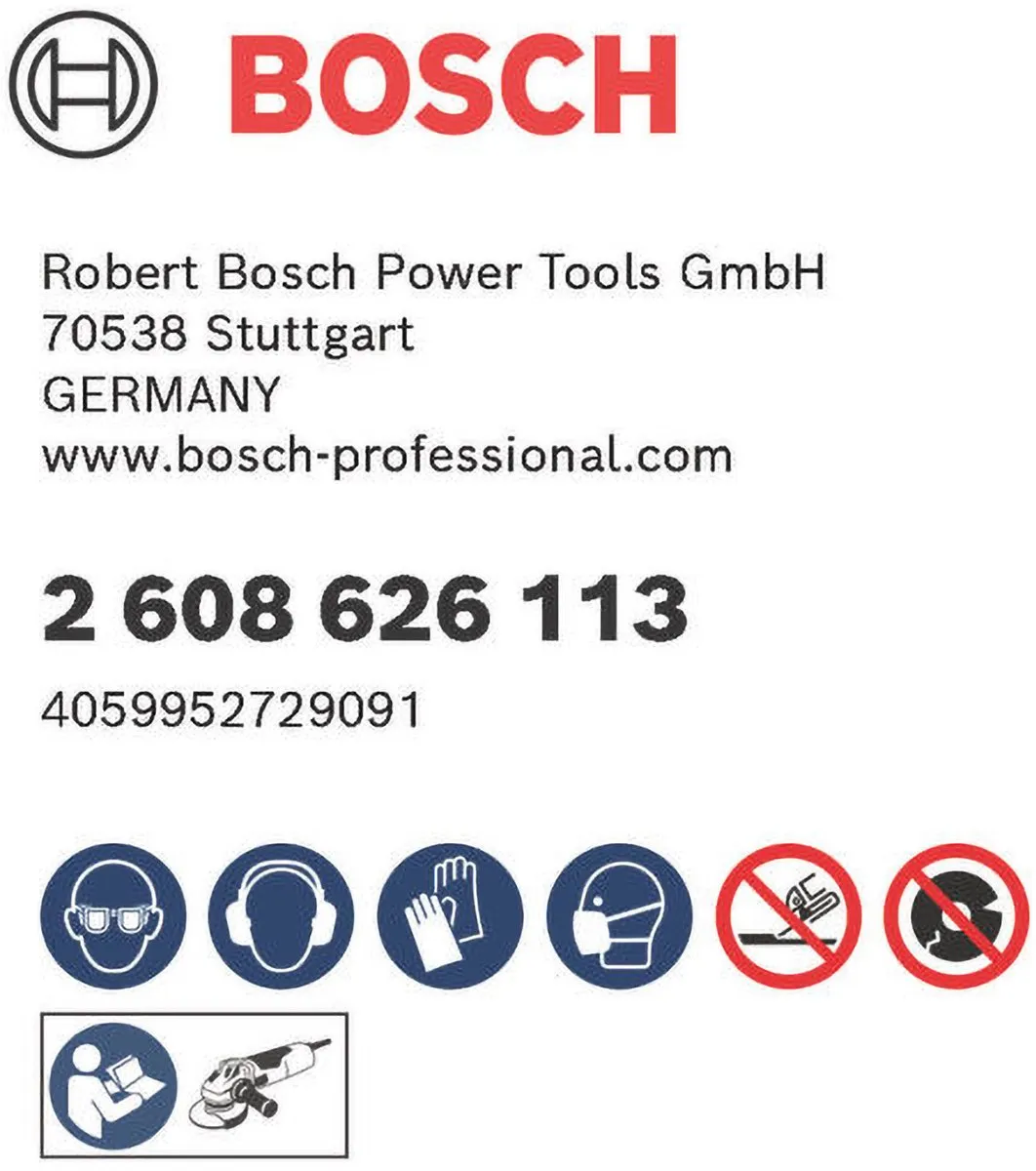 Bosch PRO Metaaldoorslijpschijf 125mm - 100 Stuks