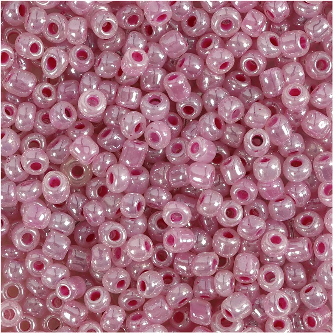 Creativ Company Rocailles 3mm Roze - 25 Stuks