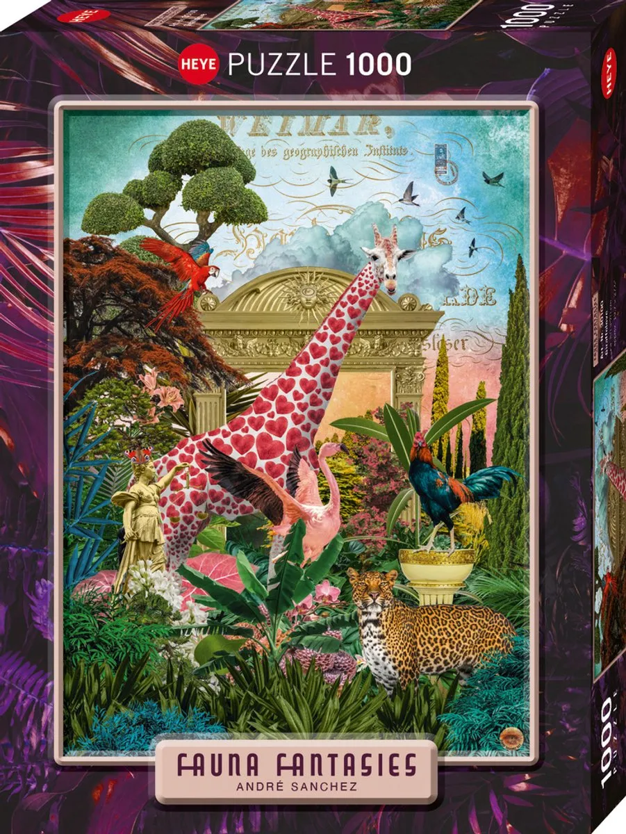 Heye Giraffolove Puzzel 1000 Stuks - Multicolor