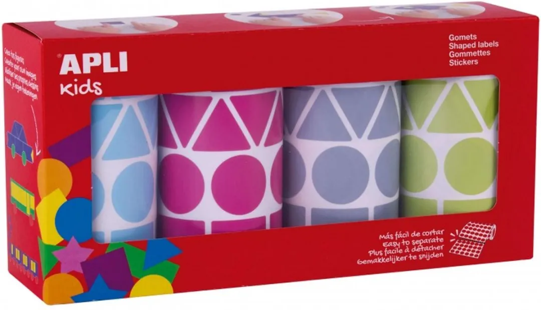 Apli Kids Gekleurde Stickers Pastel