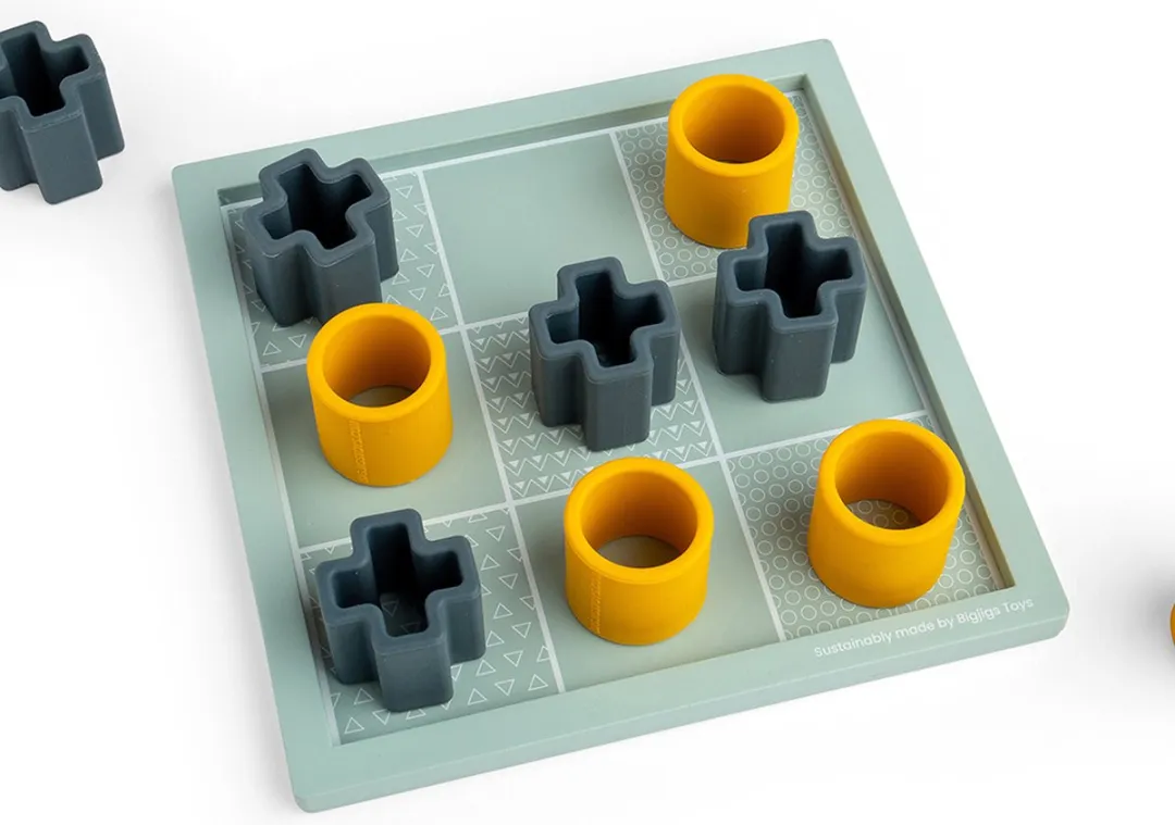 BIGJIGS Tic-Tac-Toe Multicolor