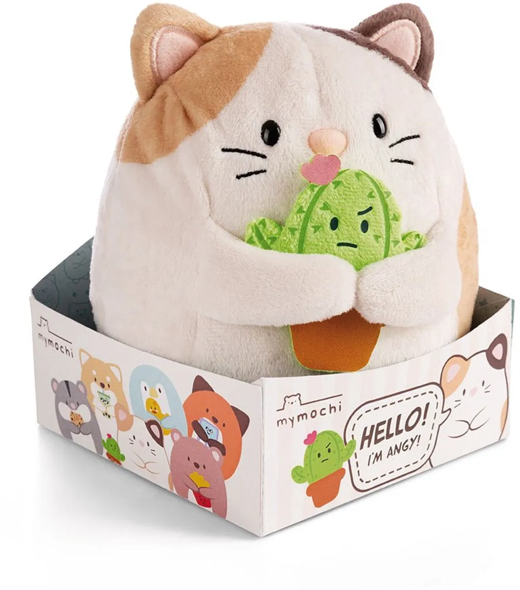 Nici MyMochi Kat Angy Knuffel 16cm - Multicolor