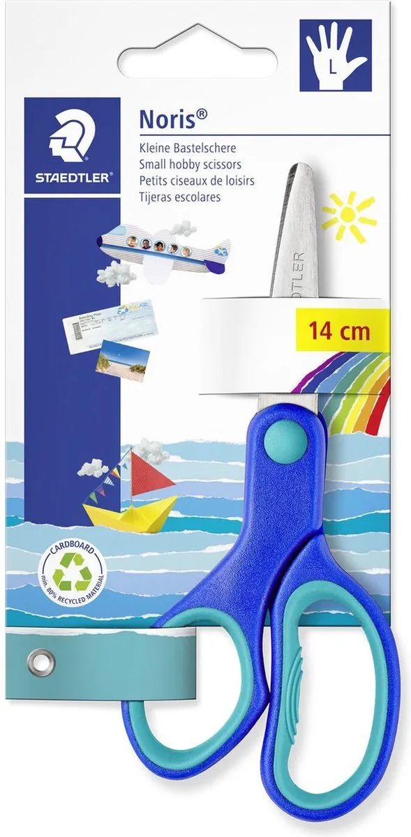 STAEDTLER Noris Club Schaar 14cm - Linkshandig - Blauw