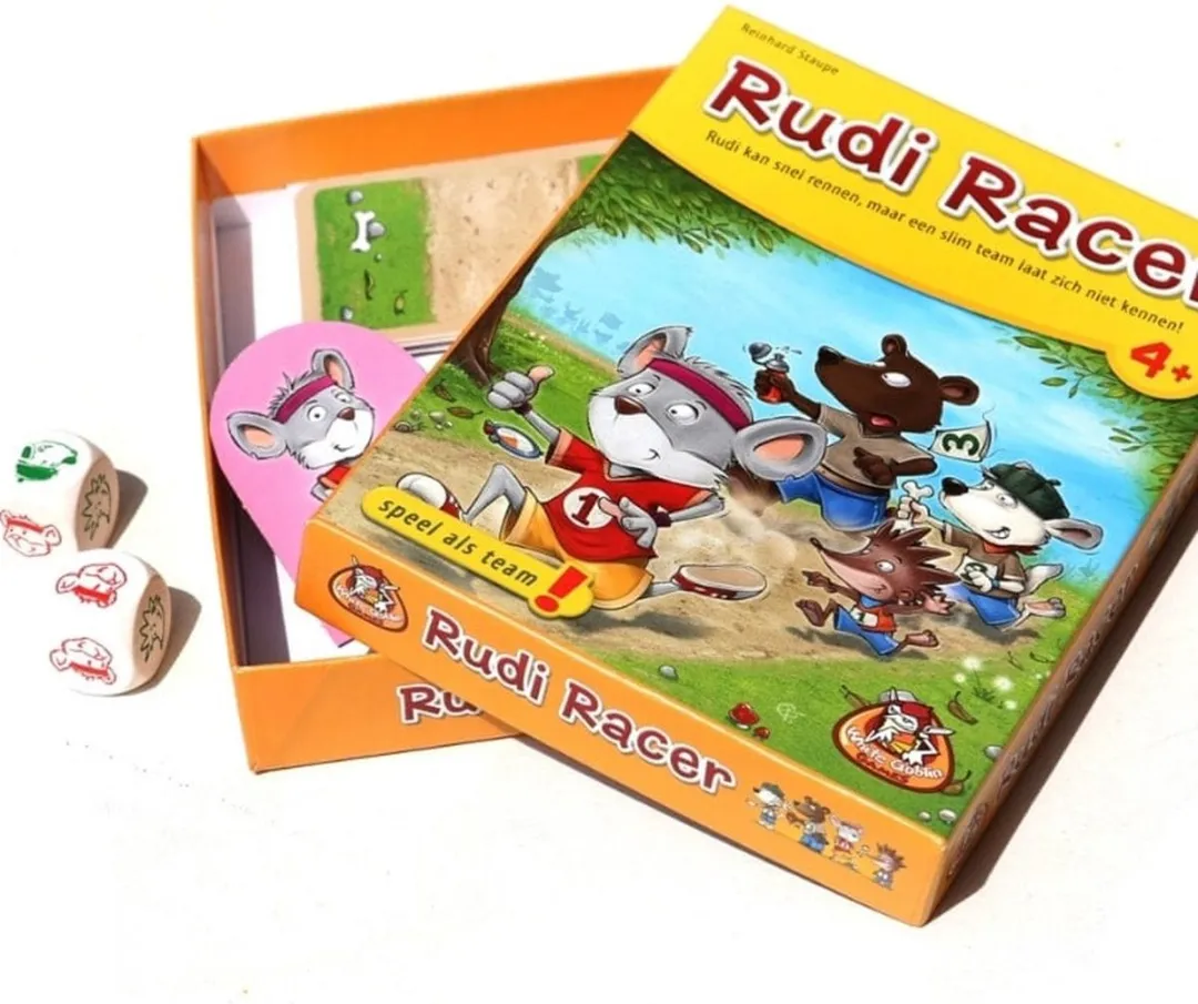 White Goblin Games Rudi Racer Educatief Spel - 1-4 Spelers