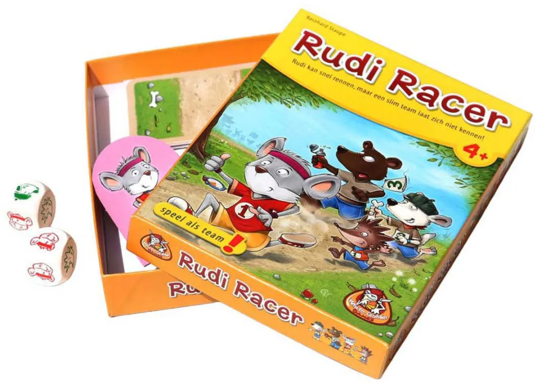 White Goblin Games Rudi Racer Educatief Spel - 1-4 Spelers