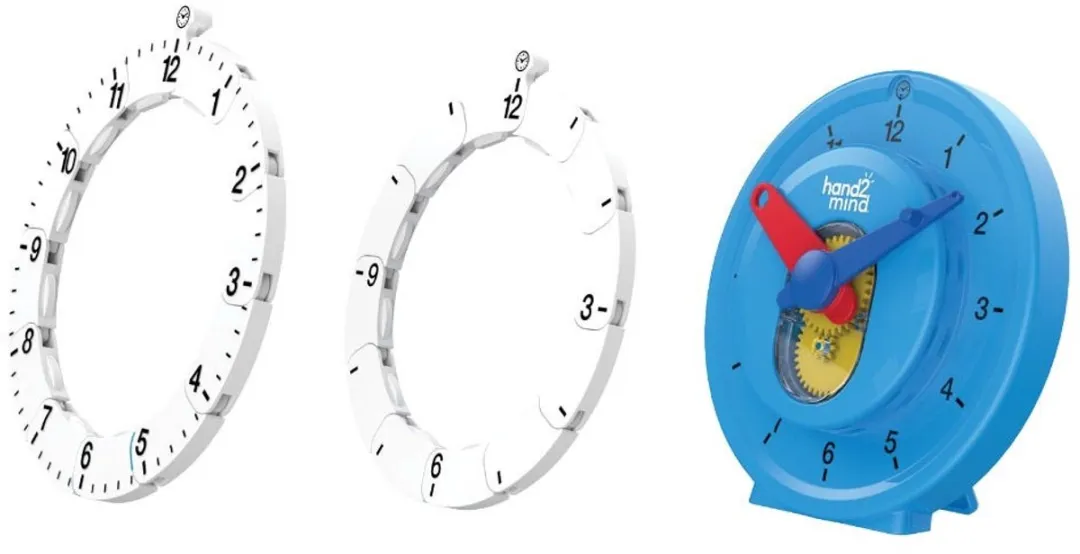 Learning Resources Advanced NumberLine Clock 95093409 - Blauw
