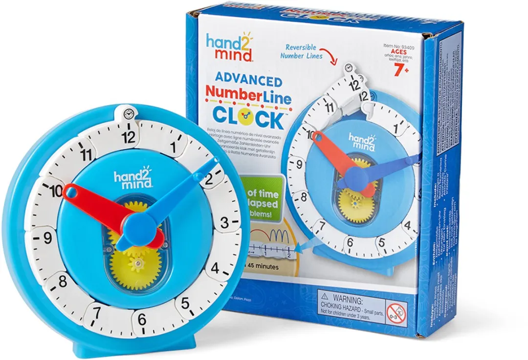 Learning Resources Advanced NumberLine Clock 95093409
