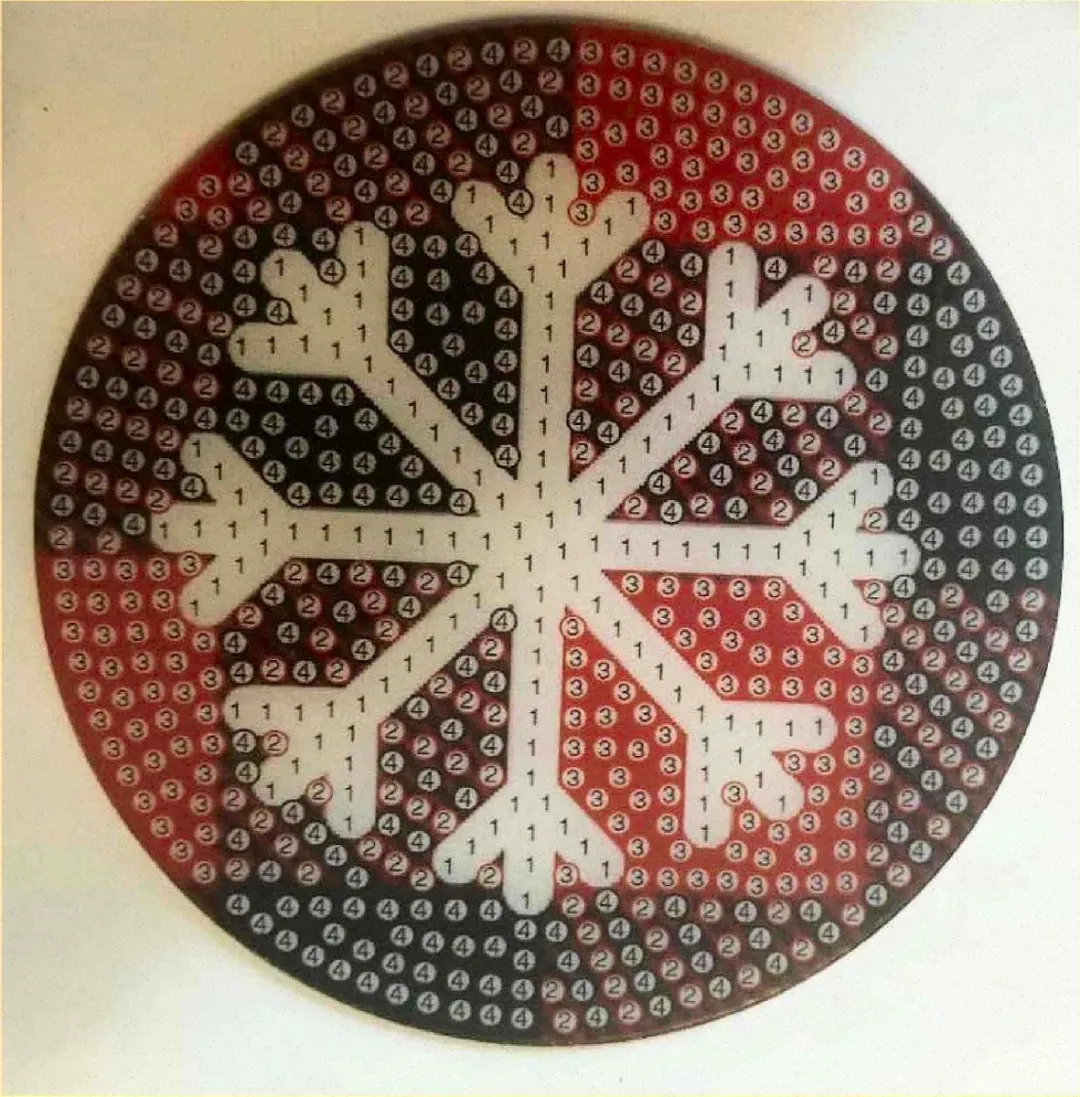 VDTOYS Diamond Painting IJsKristallen Onderzetters - 8 Stuks - Set T Frosty