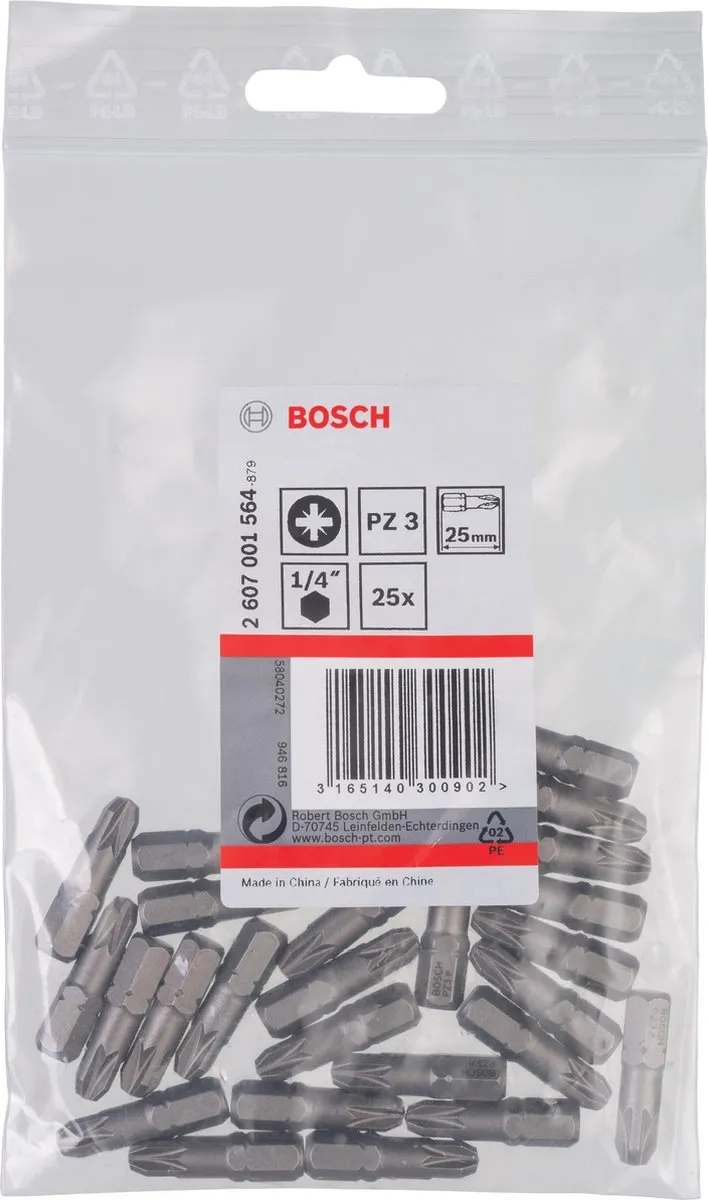 Bosch XH-TORS/PZ3 Bitjes