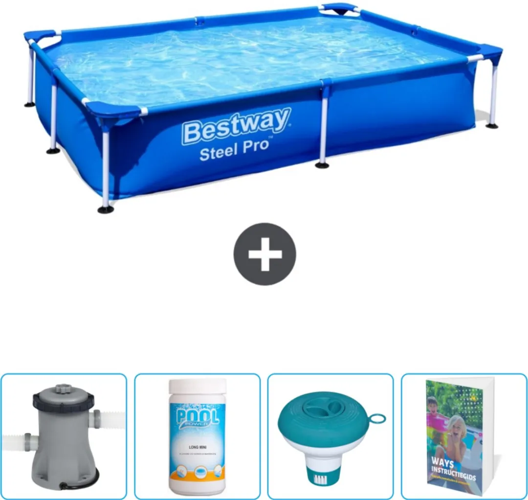 Bestway Steel Pro Zwembad 221x150x43cm