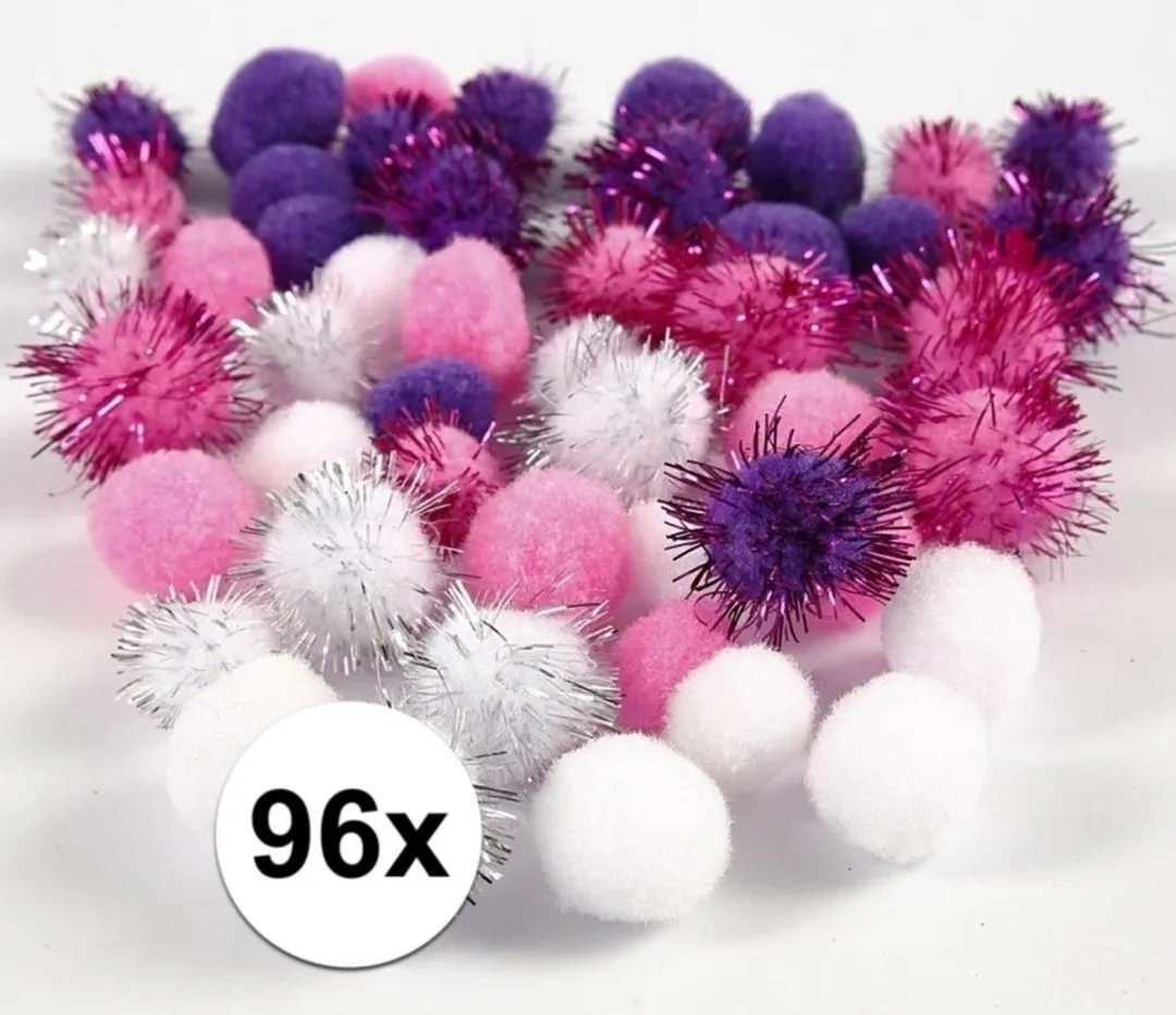 Creativ Company Knutsel Pompons 48 Stuks