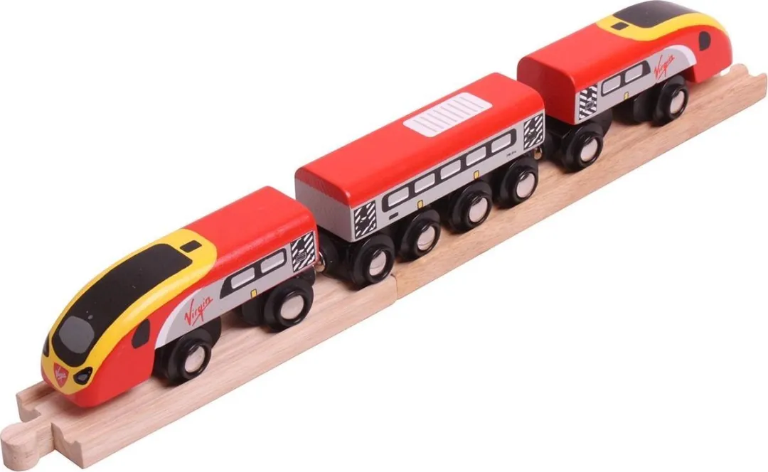 BIGJIGS Virgin Pendolino Houten Trein BJT461