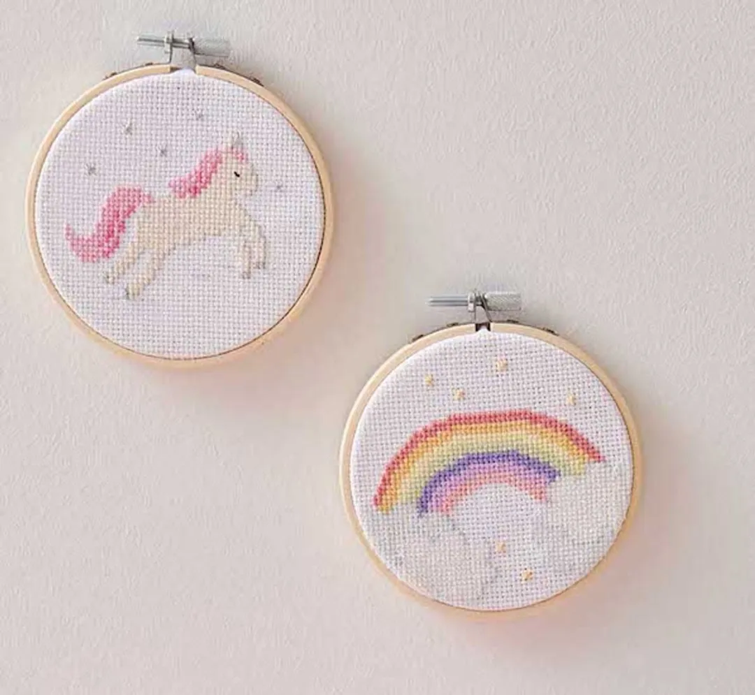 Rico Design Borduurpakket Regenboog 100128