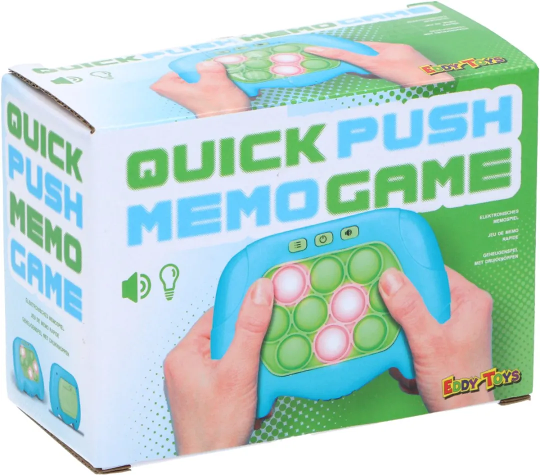 Eddy Toys Push Fidget Snelspel - Meerkleurig