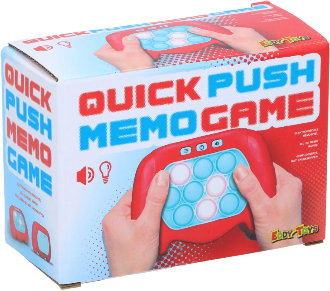 Eddy Toys Push Fidget Snelspel - Meerkleurig