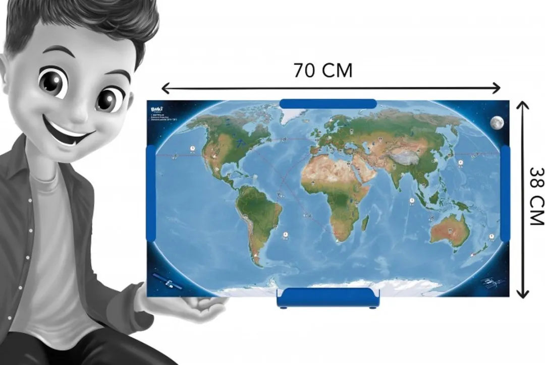 Buki France Magnetische Wereldkaart 7346NL