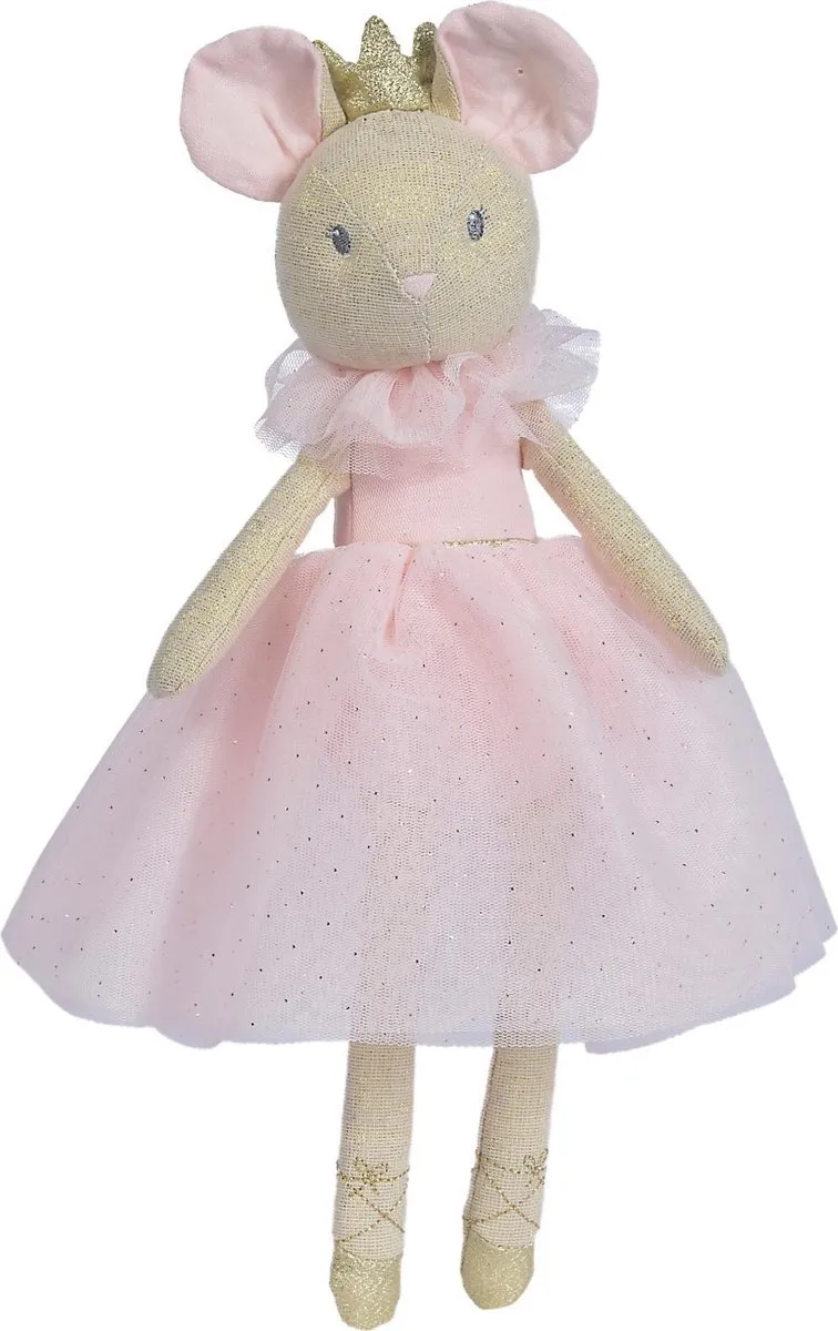 Nicotoy Muis Ballerina Knuffel