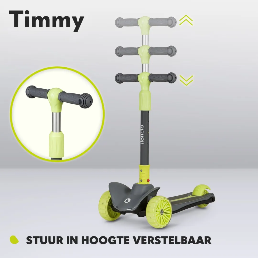 Lionelo Timmy Kinderstep - 3 Wielen 12 Inch - Zwart/Oranje - afbeelding 6 van 6