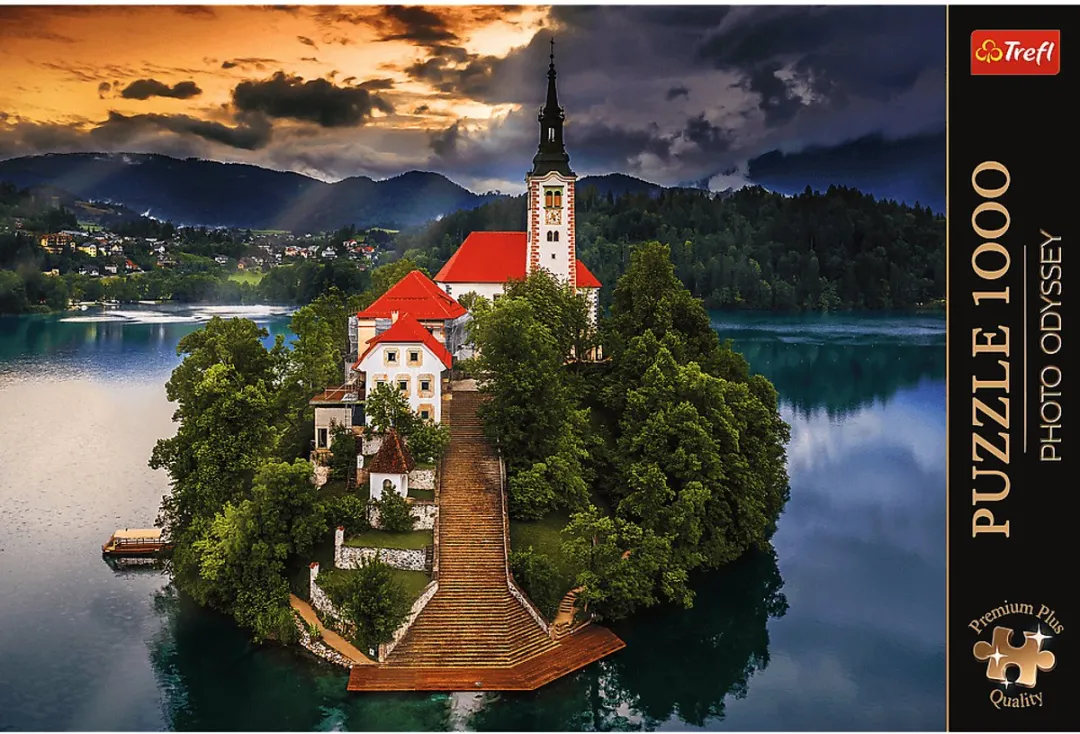 Trefl Premium Plus Legpuzzel 1000 Stuks Lake Bled - Multicolor