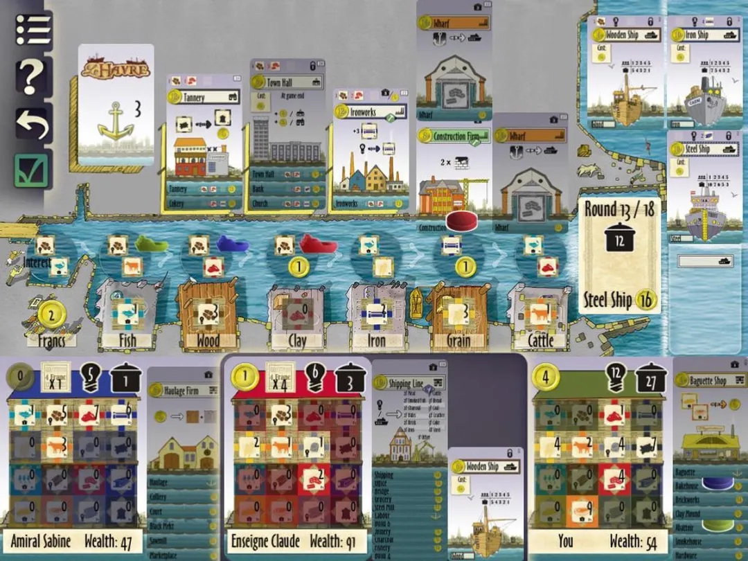 Le Havre - Bordspel (ENG)