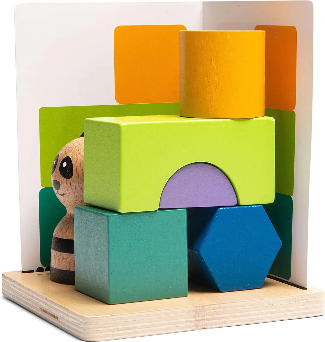 BS Toys Panda's Puzzel 20-delig - FSC Hout - 6+ Jaar - afbeelding 2 van 6