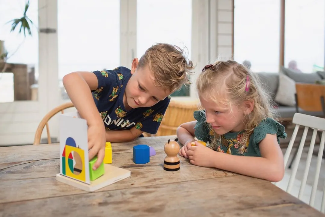 BS Toys Panda's Puzzel 20-delig - FSC Hout - 6+ Jaar - afbeelding 4 van 6
