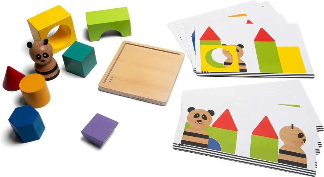 BS Toys Panda's Puzzel 20-delig - FSC Hout - 6+ Jaar - afbeelding 5 van 6