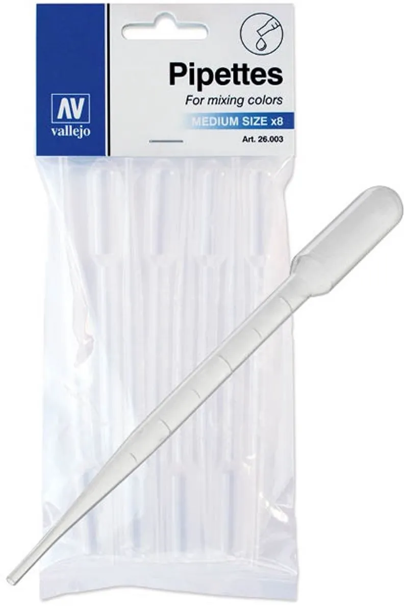 Vallejo Hobbyverf Pipettes Medium 3ml